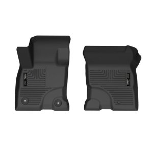 Ford Escape Hybrid Floor Mats - Front - Husky Liners - X-act Contour - Black - `20-`22